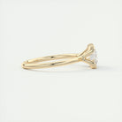 Emerald Cut East West Ring