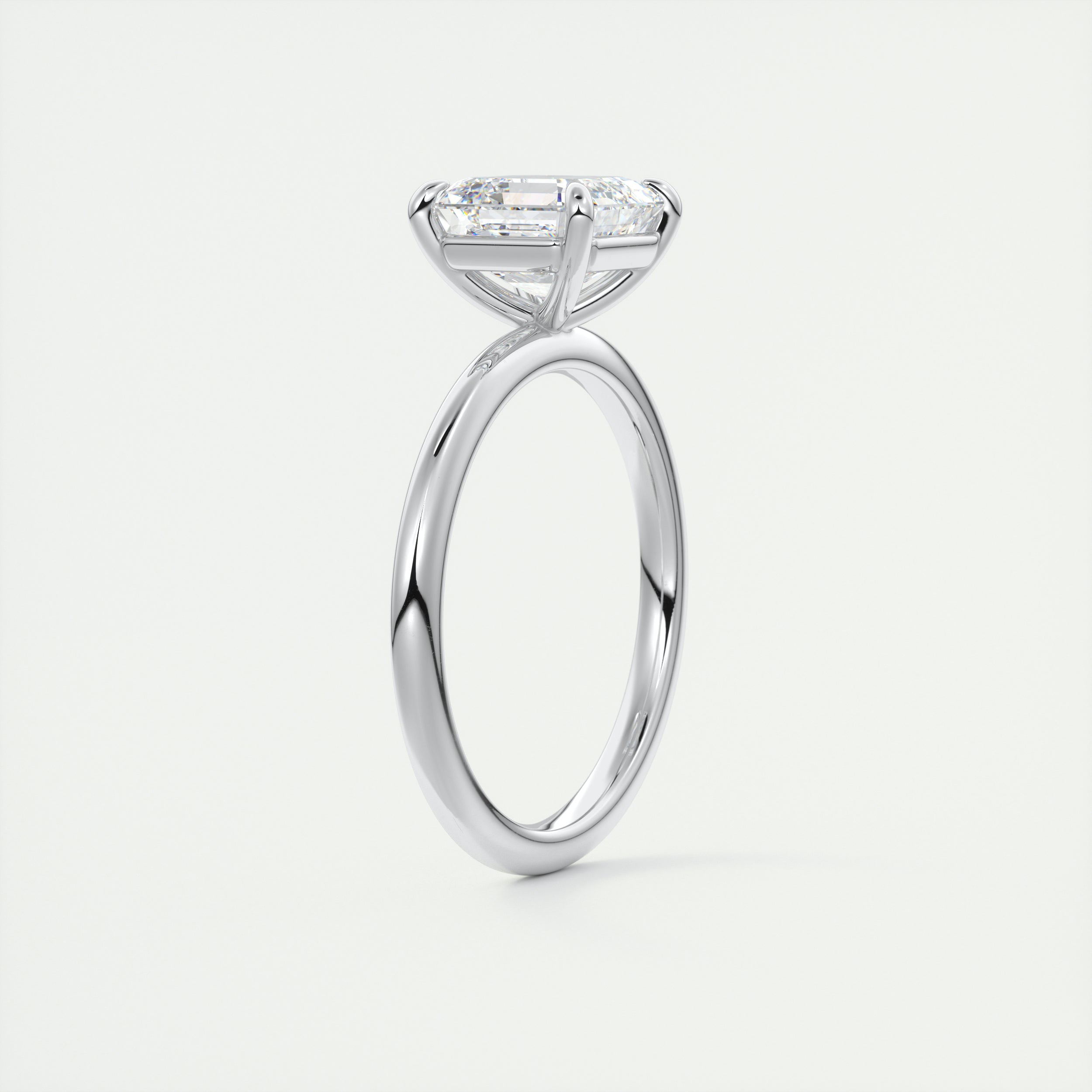 Asscher Cut Bridal Ring
