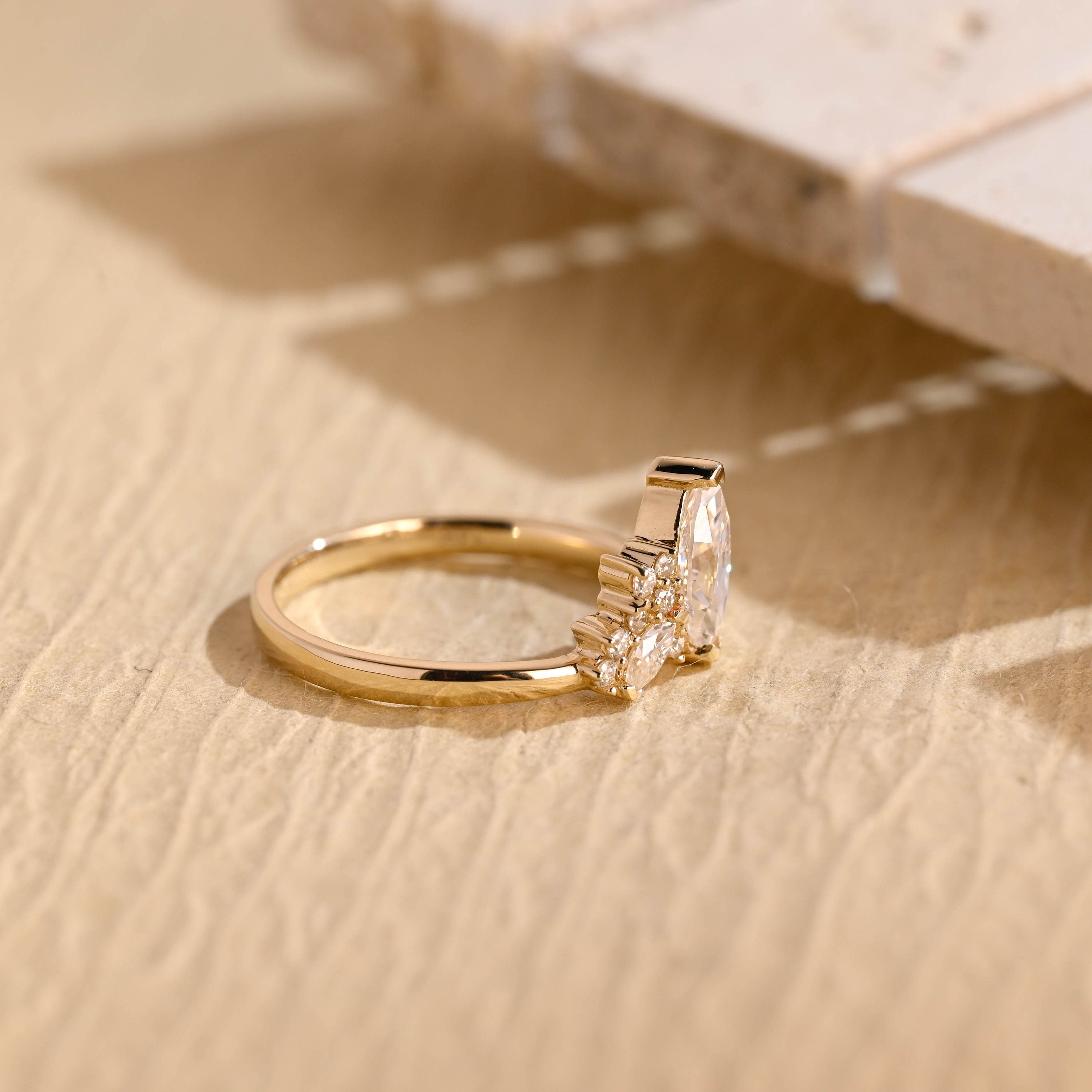 Marquise Cut Engagement Ring
