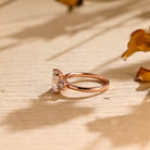 Cluster Diamond Moissanite Ring