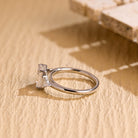 Emerald Cut Moissanite Ring