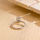 Emerald Cut Moissanite Ring