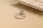 Emerald Cut Moissanite Ring