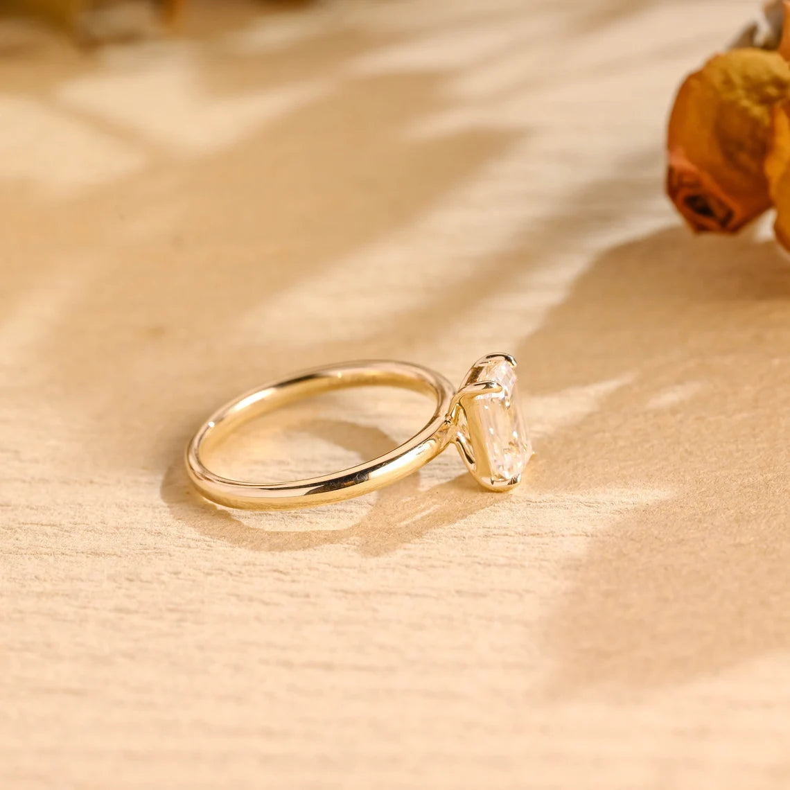 Emerald Cut Engagement Ring