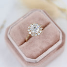 Moissanite Diamond Engagement Ring