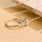 Heart Shaped Moissanite Engagement Ring