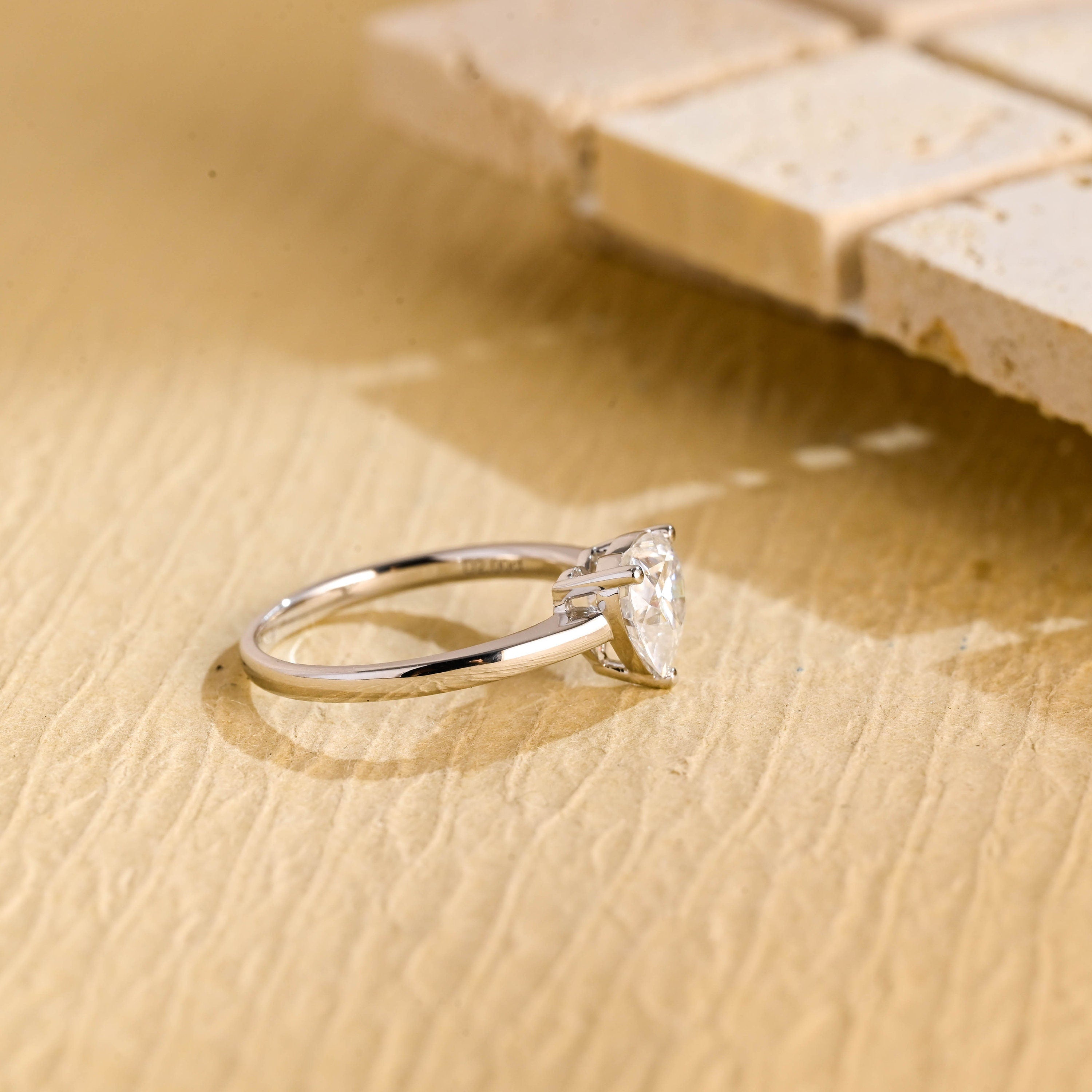 Heart Shape Engagement Ring