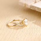 Solitaire Moissanite Engagement Ring