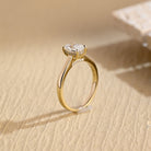 Radiant Moissanite Engagement Ring