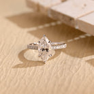 1 Carat Marquise Moissanite Ring