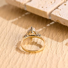 Oval Cluster Ring