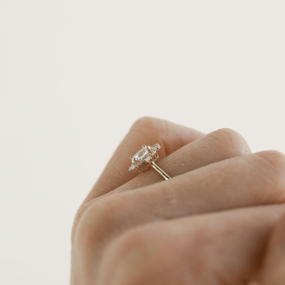 Cluster Engagement Ring