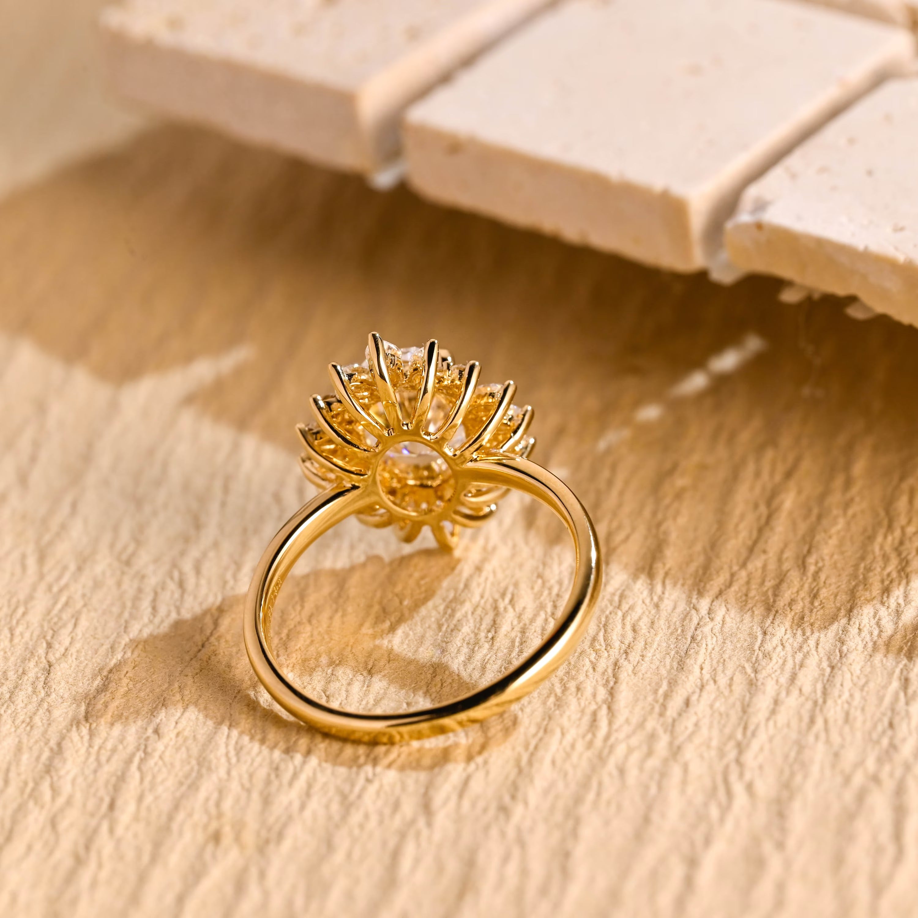 Oval Moissanite Ring