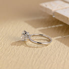 Shop Oval Moissanite Engagement Rings USA