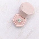 Pave Band Engagement Ring