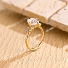 Oval Moissanite Ring
