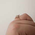 Oval Cut Moissanite Ring