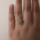 Halo Cluster Engagement Ring