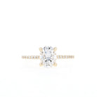 Moissanite Diamond Engagement Ring