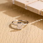 1 Carat Radiant Cut Moissanite Ring