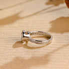 Shop Bezel Set Moissanite Engagement Rings USA