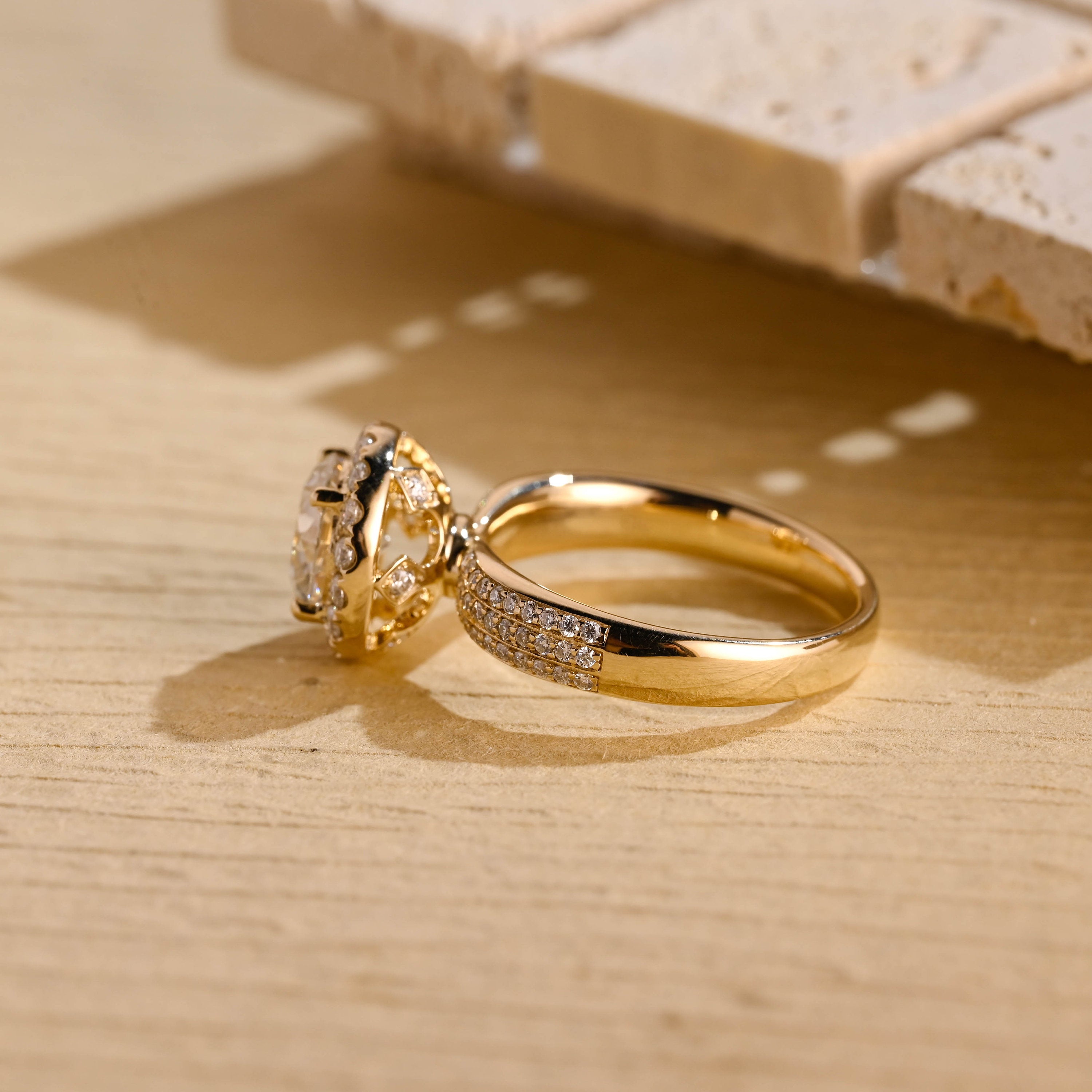Diamond Accent Halo Ring