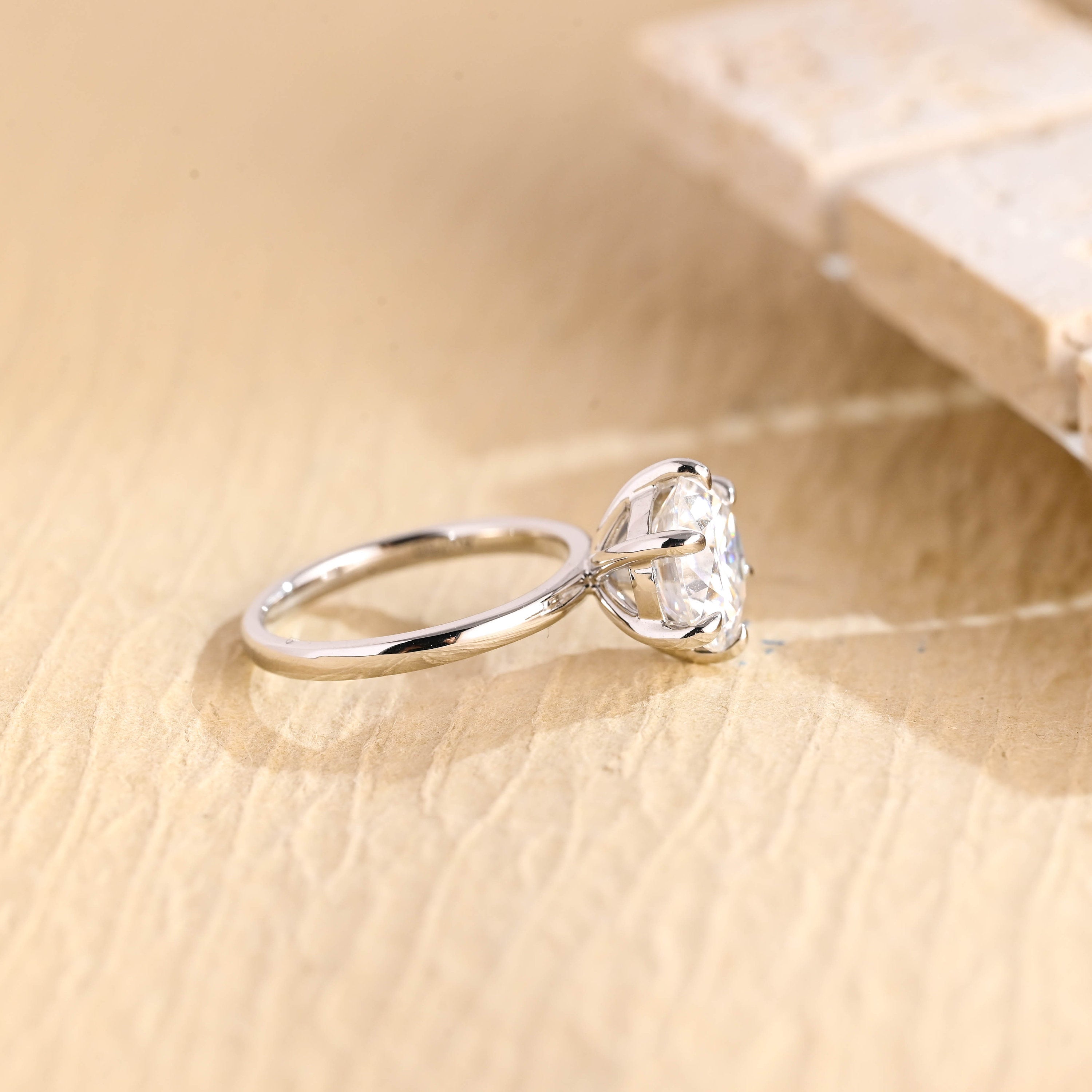 Solitaire Engagement Ring for Women