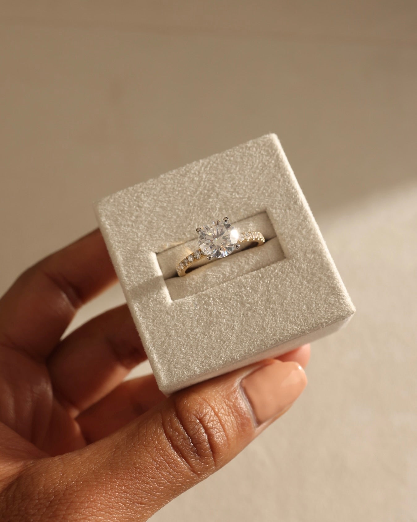 Round Brilliant Proposal Ring