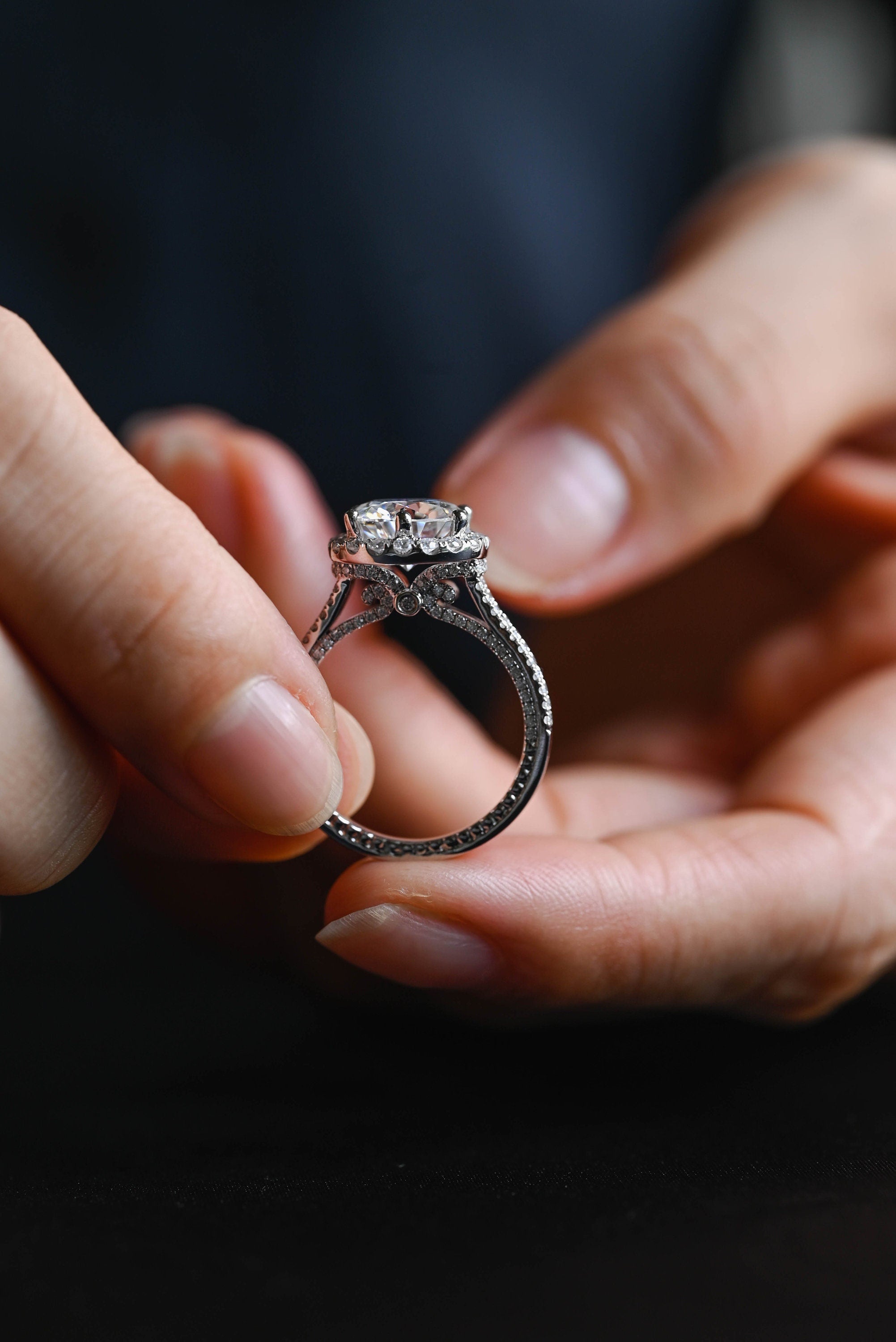 Ethical Diamond Alternative Ring