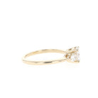 Round Cut Moissanite Ring