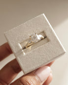 Elongated Cushion Engagement Ring