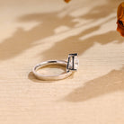 Solitaire Moissanite Engagement Ring