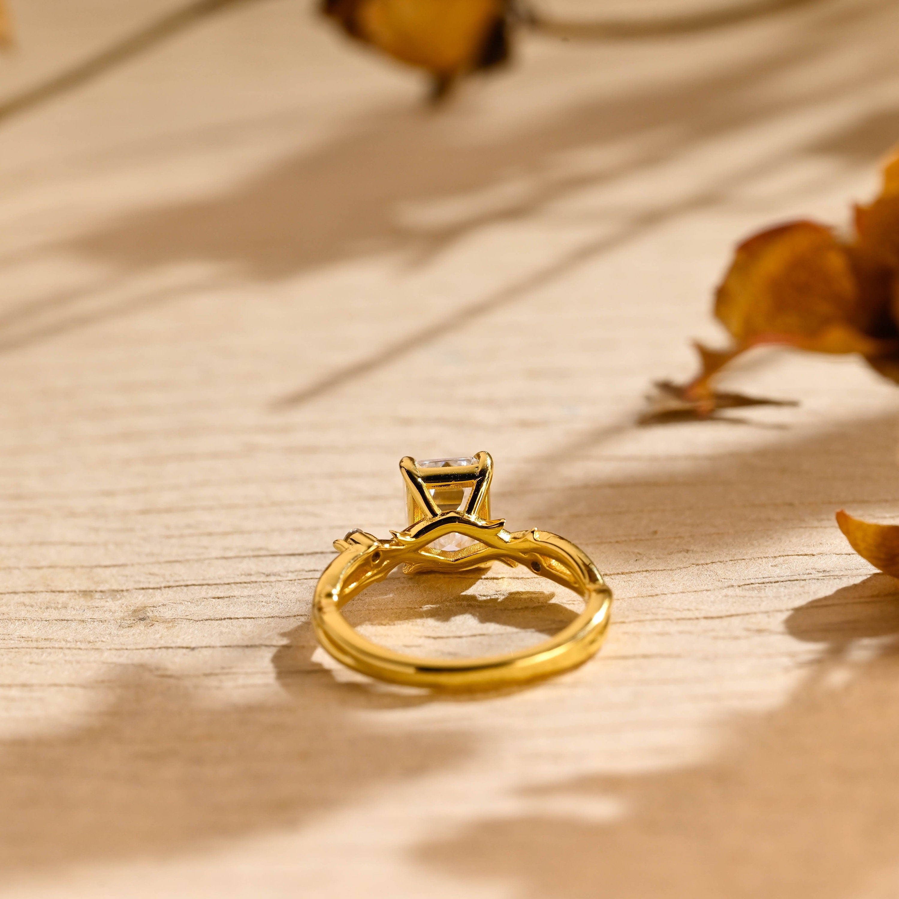 Nature Inspired Engagement Ring