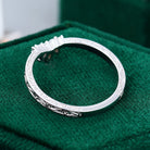 round-marquise-pear-moissanite-curved-wedding-band