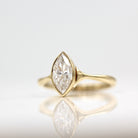 Modern Moissanite Ring