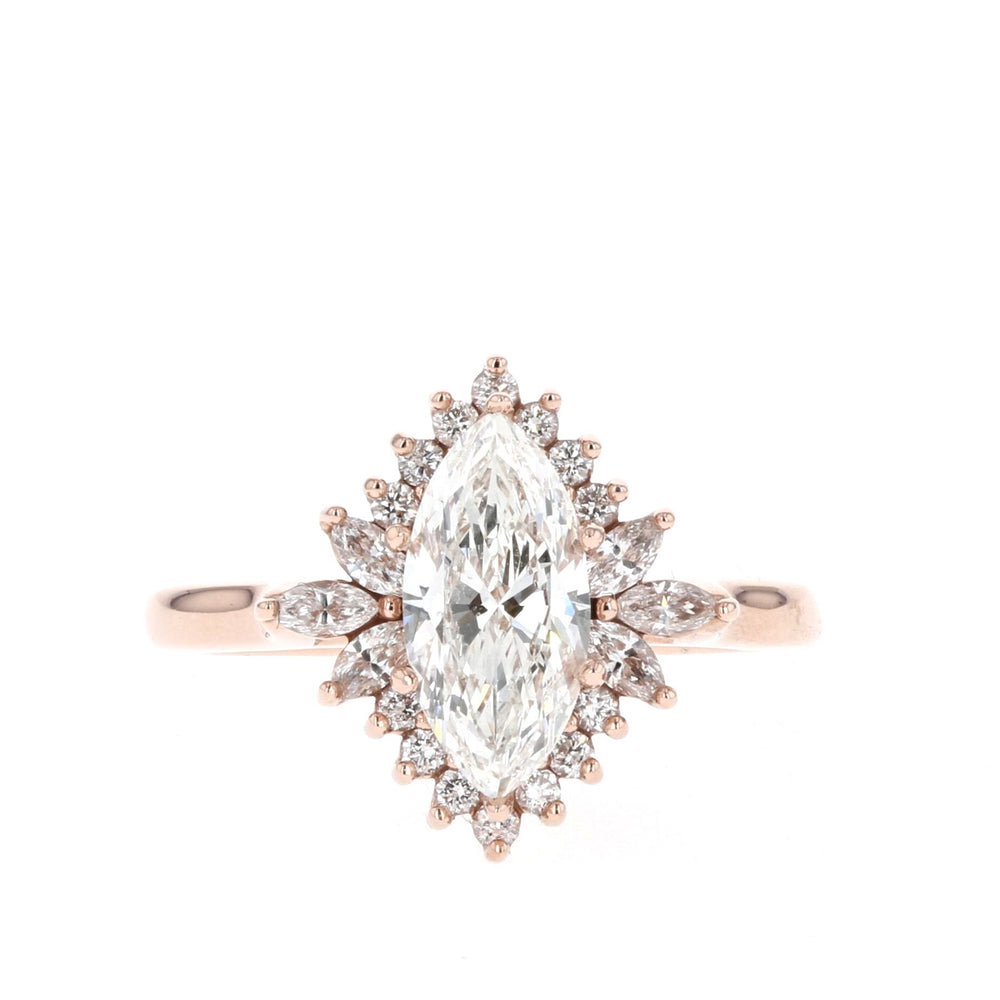 Cathedral Style Engagement Ring