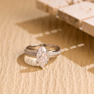 Marquise Solitaire Pave Ring