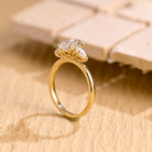 Elegant Three Stone Proposal Ring for Women