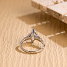 Pave Setting Moissanite Ring