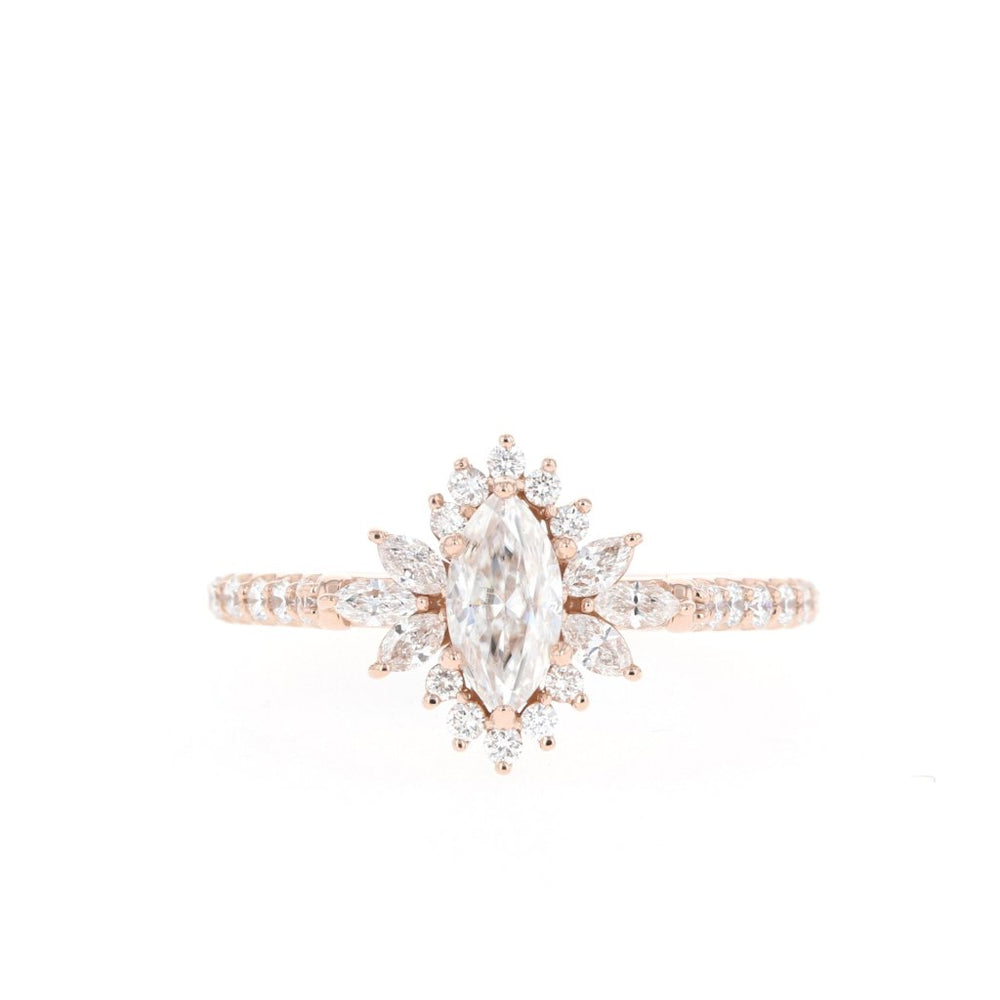 1 Carat Moissanite Engagement Ring