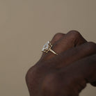 Moissanite Solitaire Engagement Ring