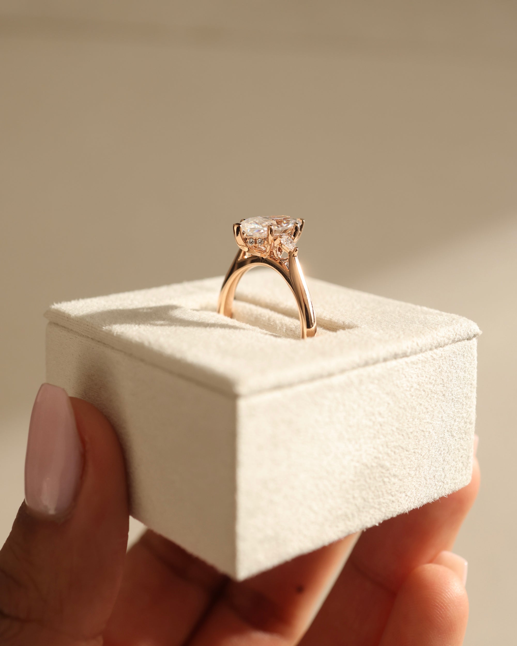 2 Carat Moissanite Engagement Ring