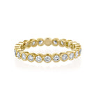Round Diamond Wedding Band