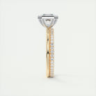 Solitaire Moissanite Engagement Ring