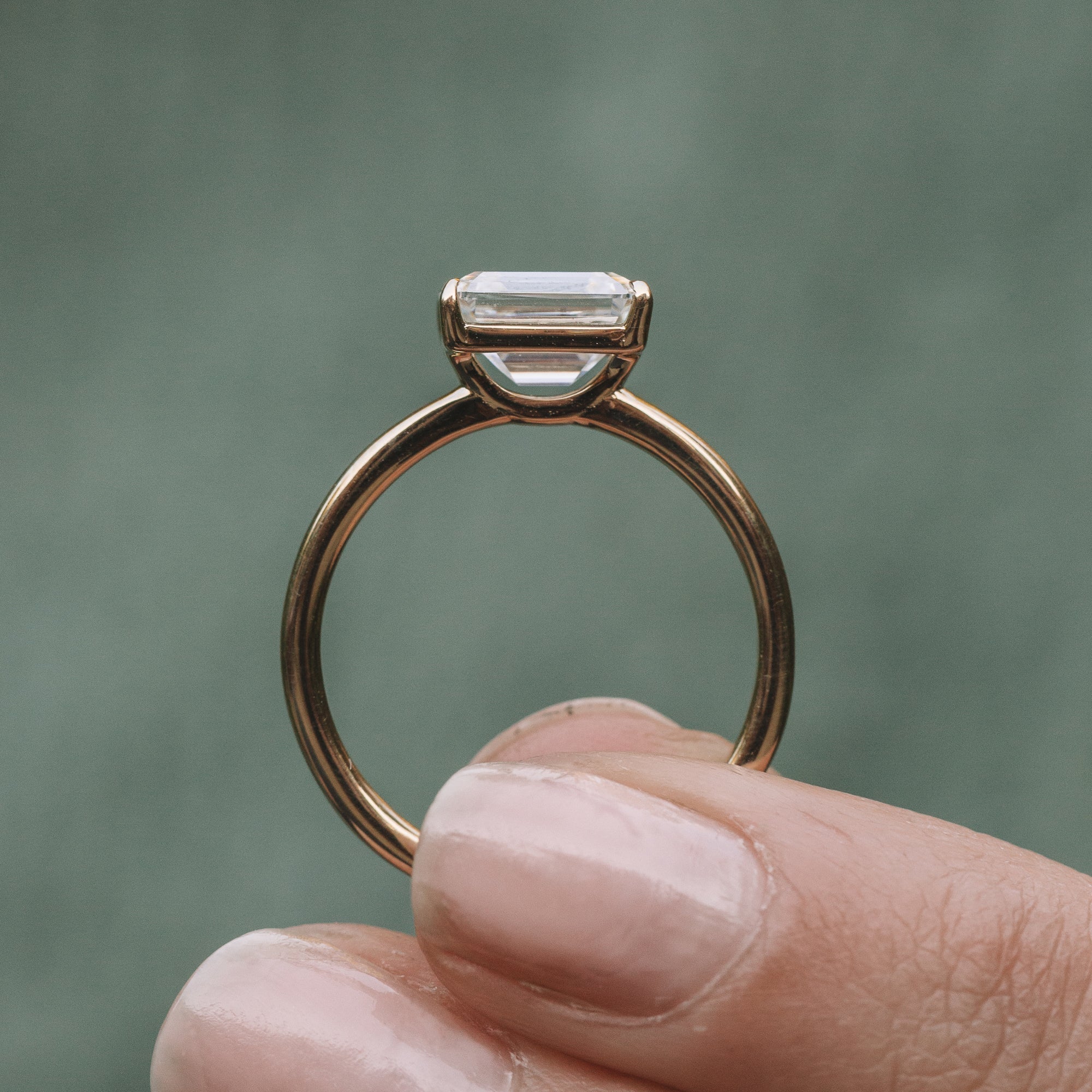 Diamond Alternative Engagement Ring