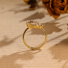east west engagement ring for women