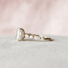Hidden Halo Engagement Ring