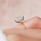 Hidden Halo Ring for Women