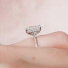 Emerald Shape Engagement Ring