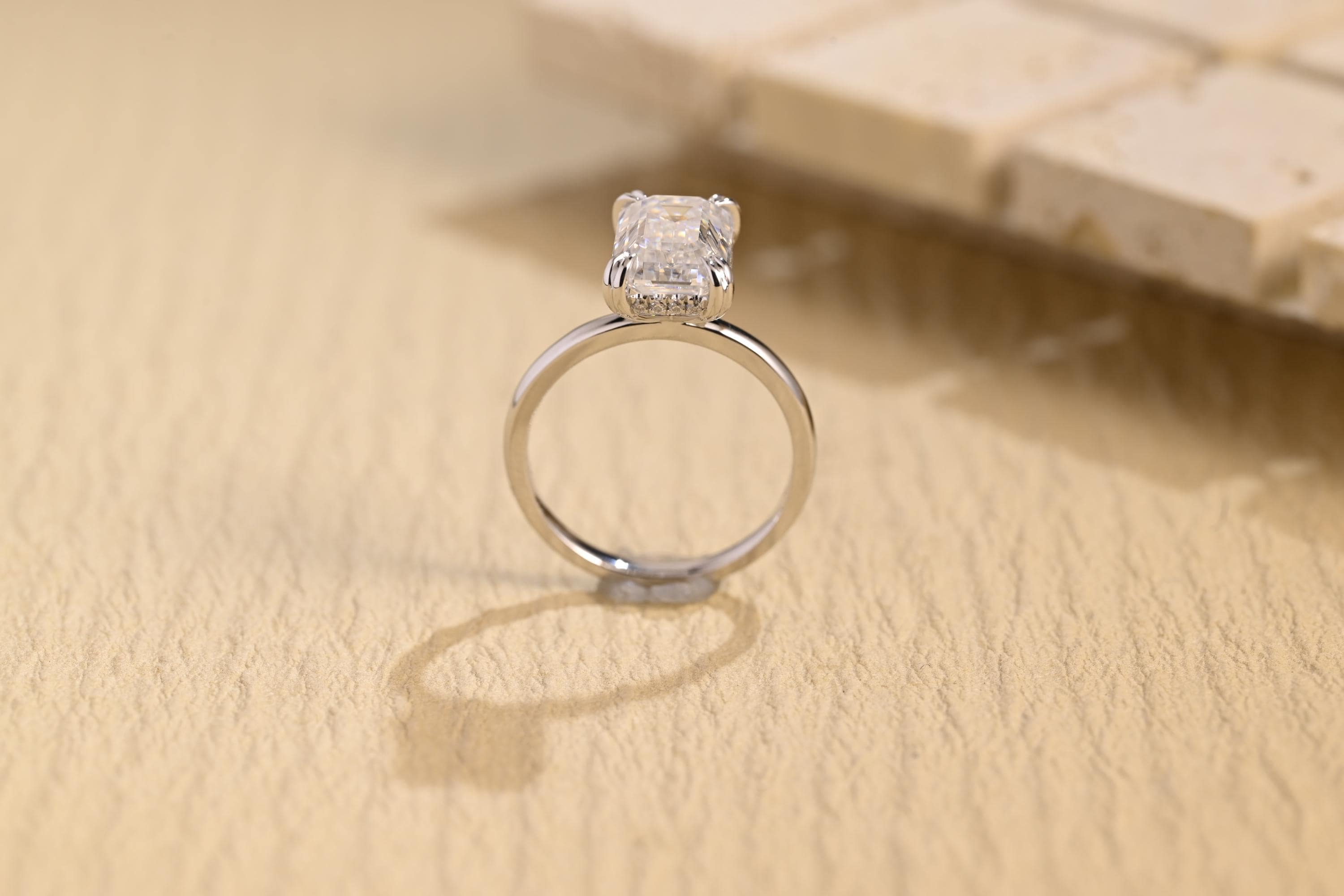 Affordable Moissanite Engagement Ring